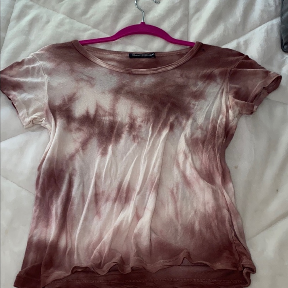 Tie dye short sleeve shirt